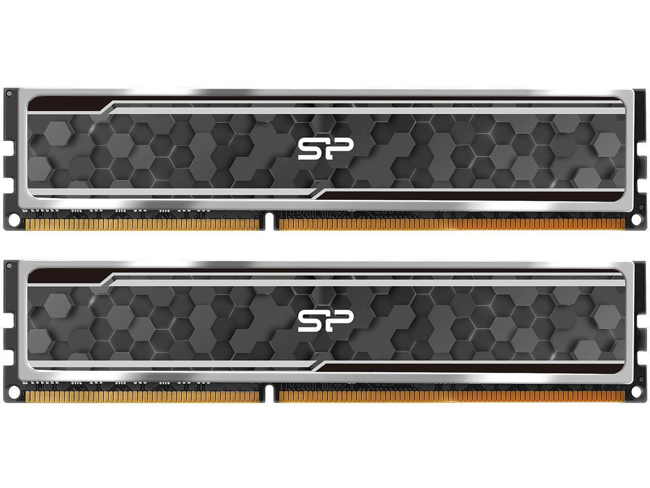 Silicon Power 16GB (2 X 8GB) DDR4 3200 (PC4 25600) Desktop Memory Model Sp016gxlzu320bdaj5