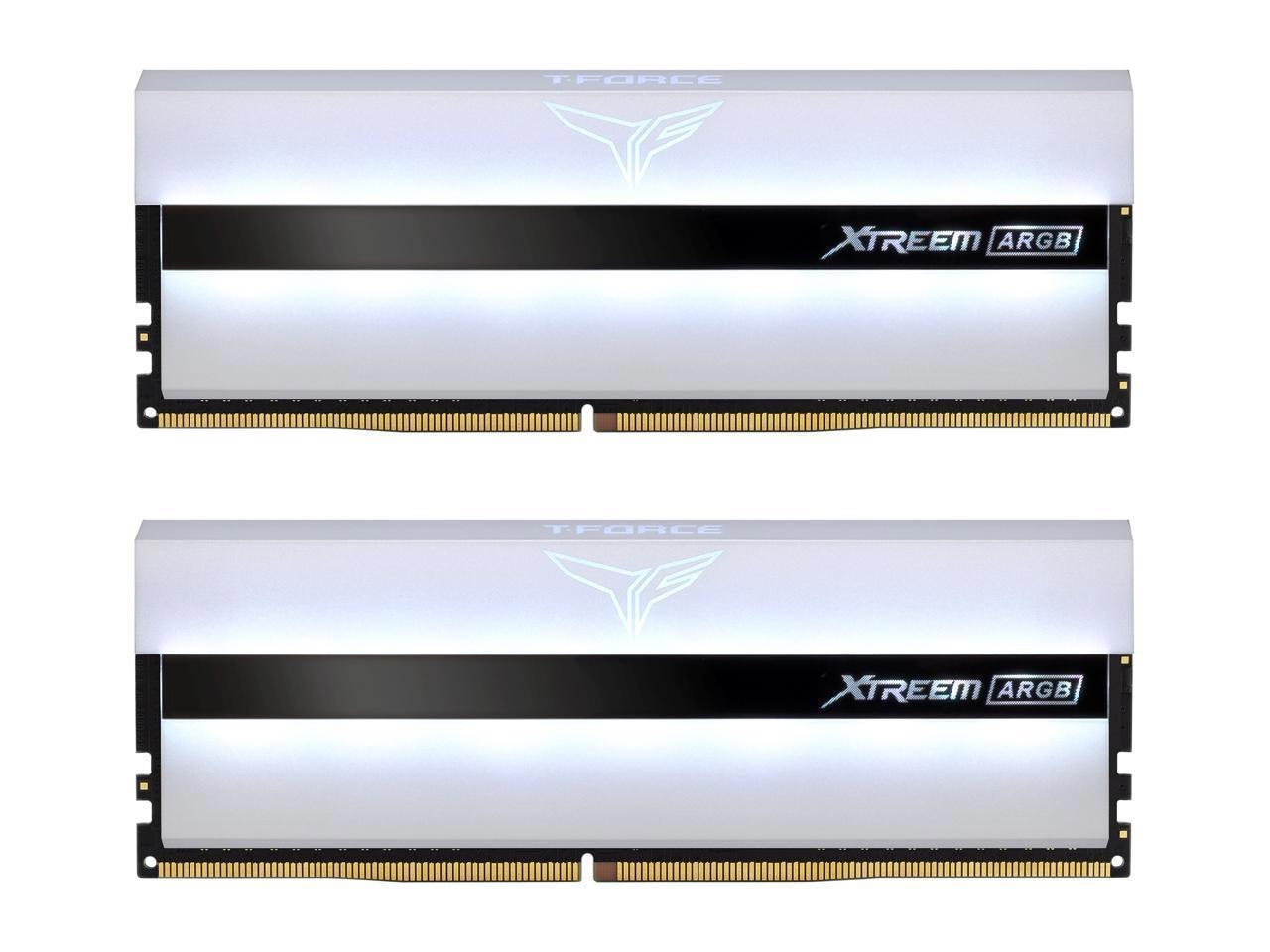 Team T-Force Xtreem Argb 16GB (2 X 8GB) DDR4 3600 (PC4 28800) Desktop Memory Model TF13D416G3600HC14CDC01