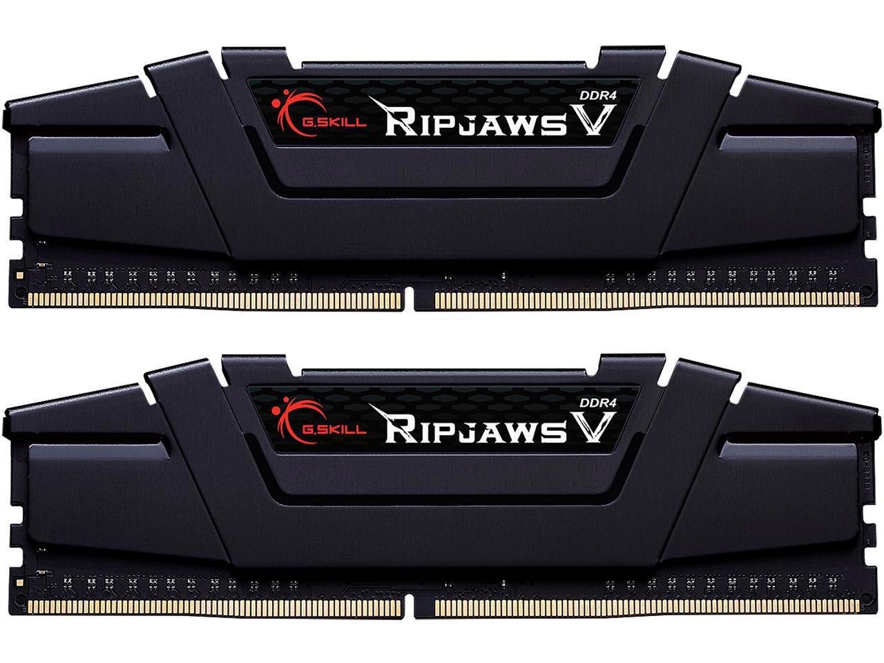 G.Skill Ripjaws V Series 16GB (2 X 8GB) DDR4 4400 (PC4 35200) Desktop Memory Model F4-4400C18D-16GVKC