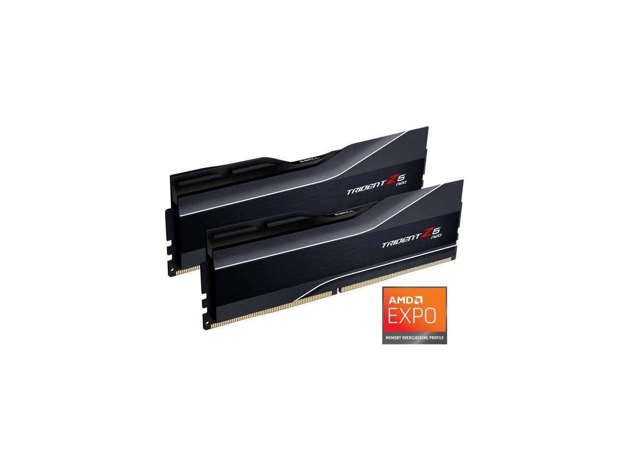G.Skill Trident Z5 Neo Series Amd Expo 32GB (2 X 16GB) 288-Pin PC Ram DDR5 6000 (PC5 48000) Desktop Memory Model F5-6000J3636F16GX2-TZ5N