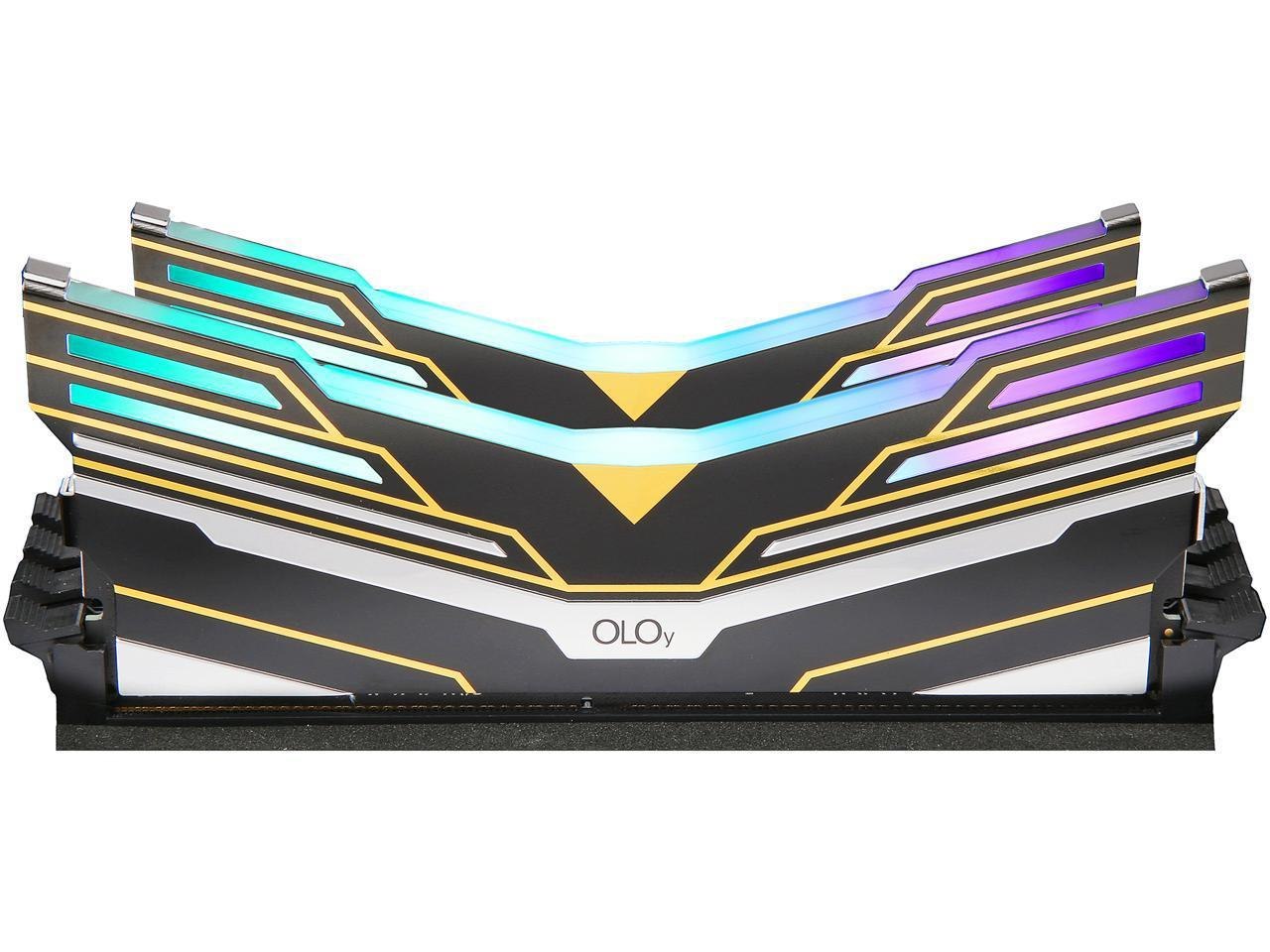 OLOy WarHawk RGB 16GB (2 X 8GB) 288-Pin Intel/AMD Ready DDR4 3200 (PC4 25600) Desktop Memory Model Md4u083216beda