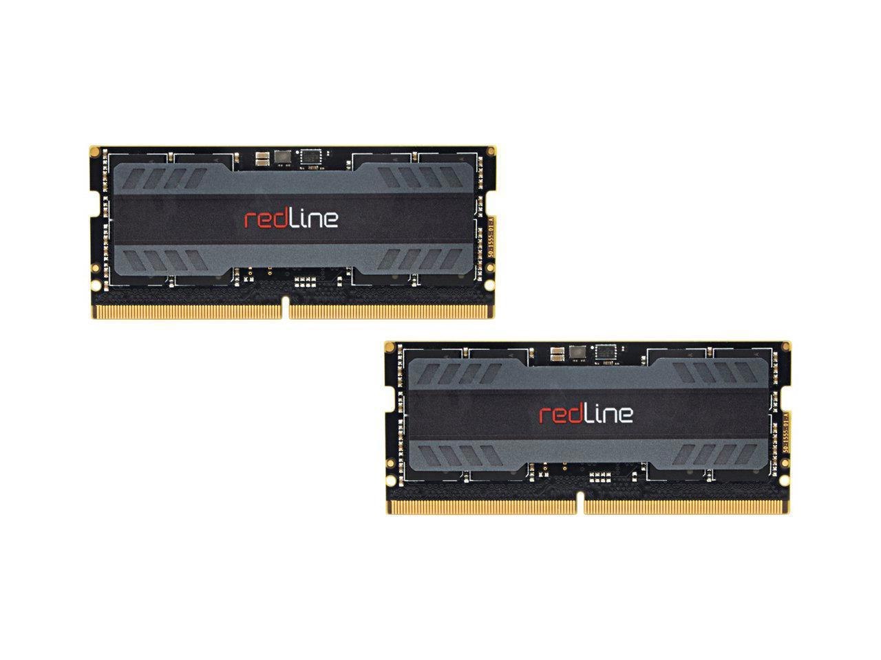 Mushkin Enhanced Redline 32GB (2 X 16GB) 262-Pin DDR5 So-Dimm DDR5 5600 (PC5 44800) Laptop Memory Model Mra5s560lkkd16gx2
