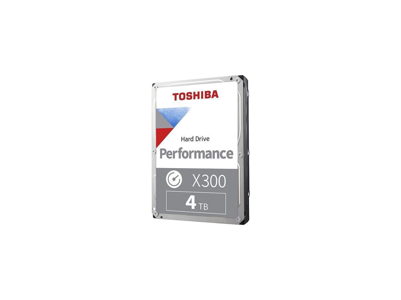 Toshiba X300 HDWR440XZSTA 4 TB Hard Drive - 3.5" Internal - SATA (SATA/600) - Conventional Magnetic Recording (CMR) Method