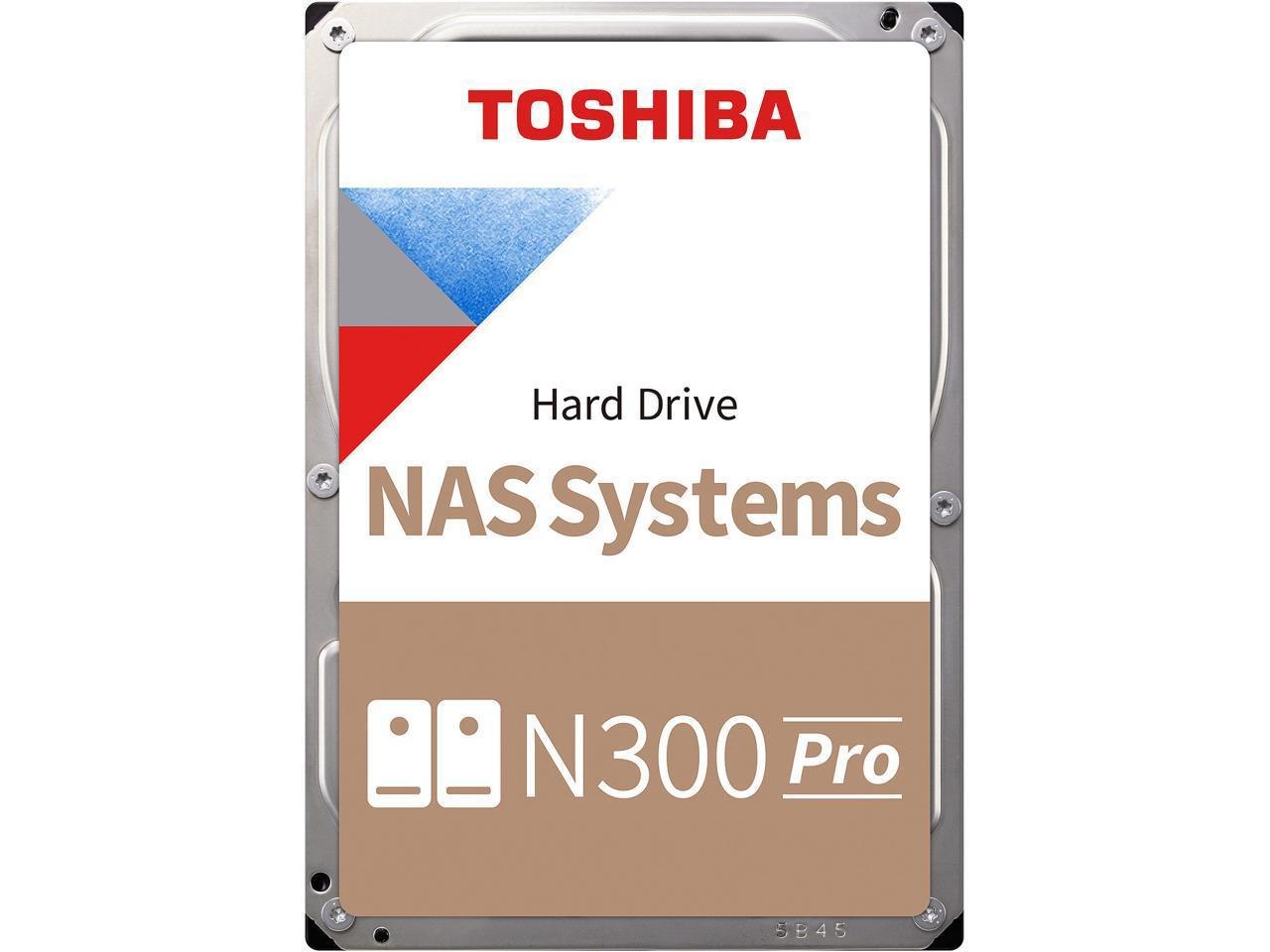 Toshiba N300 Pro HDWG460XZSTB 6TB 7200 RPM 256MB Cache Sata 6.0Gb/s 3.5" Internal Hard Drive