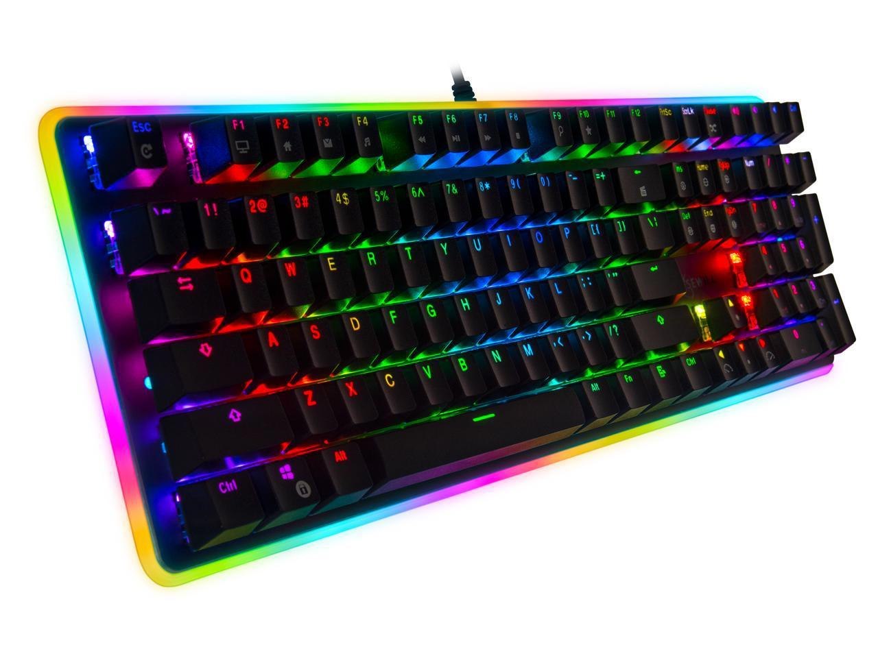 Rosewill Neon K81 RGB BR Wired Mechanical Gaming Keyboard