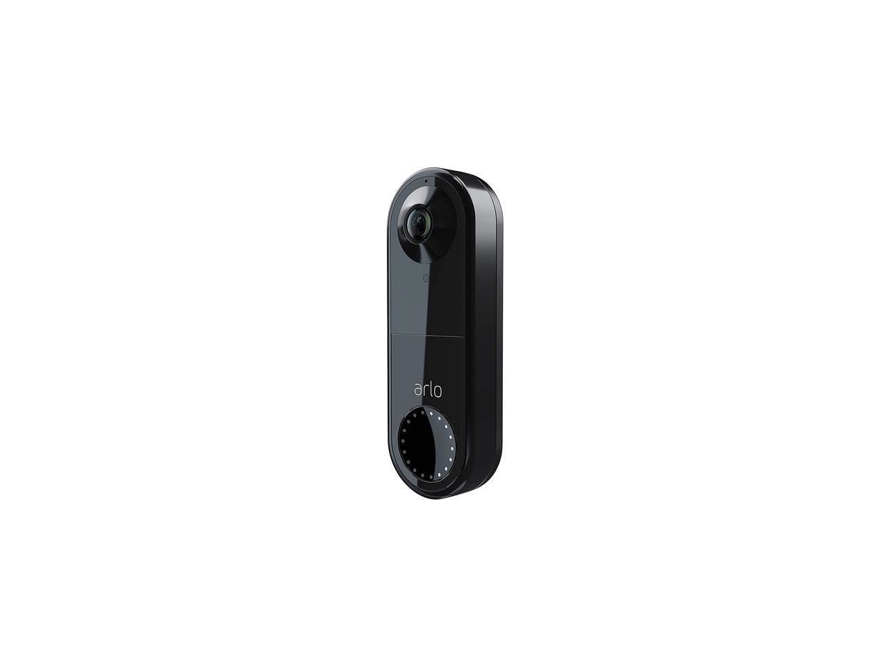 Arlo Essential Wired Video Doorbell, Black - AVD1001B