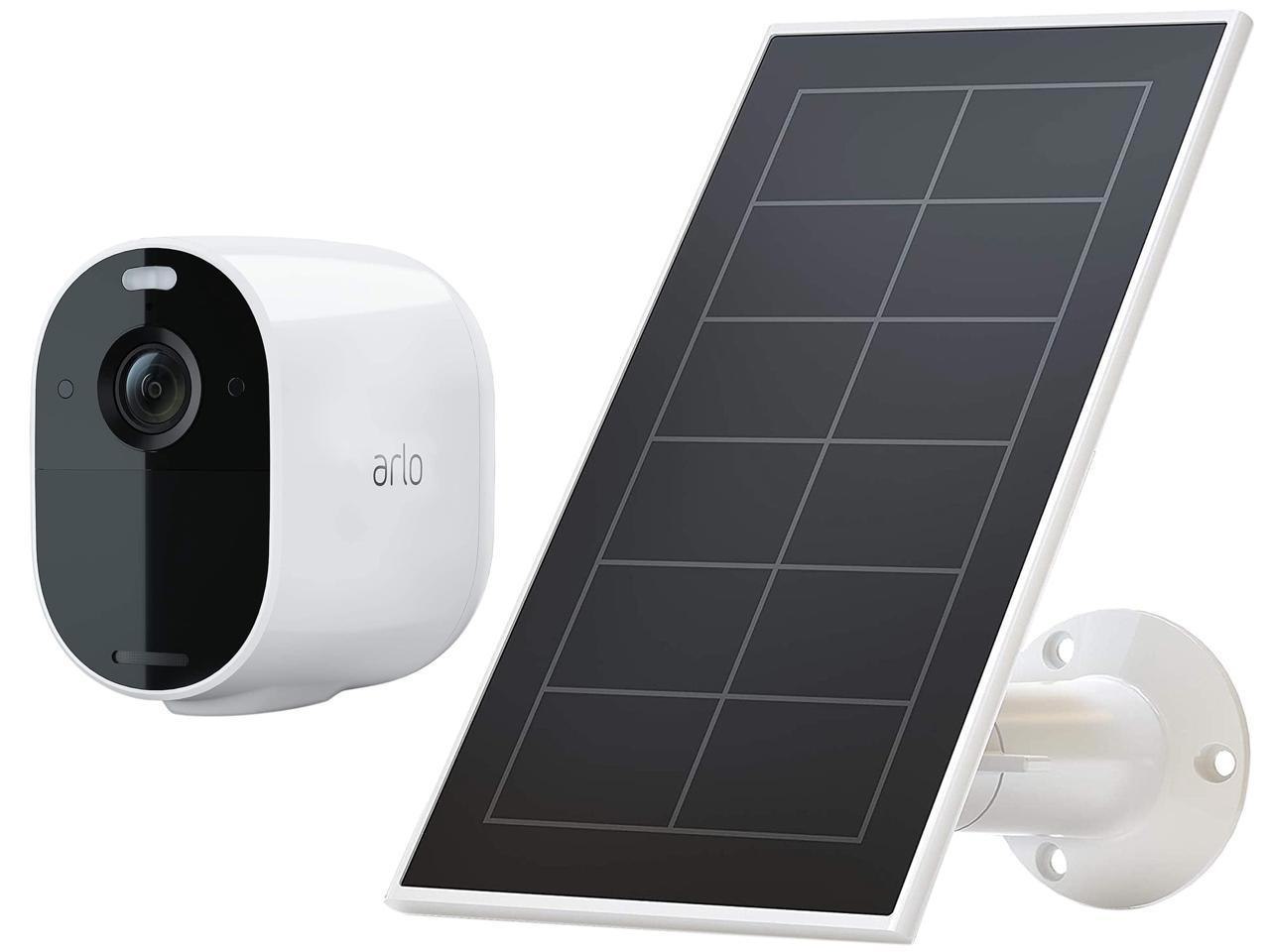 Arlo Camera Bundle VM2030136001BN - 1 Arlo Essential Spotlight Wireless Camera + 1 Arlo Essential Solar Panel