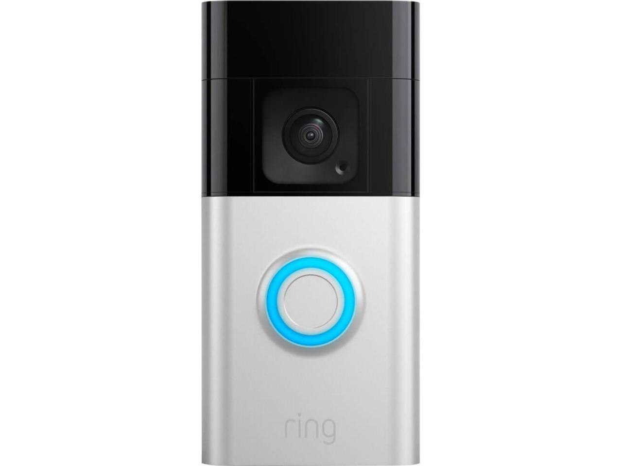 Ring Ringvdbplus Battery Doorbell Plus - Video Doorbell Camera - Satin Nickel