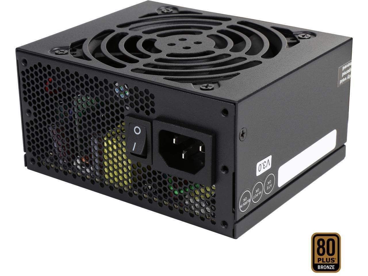 SilverStone SFX Series SST-ST45SF-V3 450 W SFX 80 Plus Bronze Certified Active PFC Power Supply