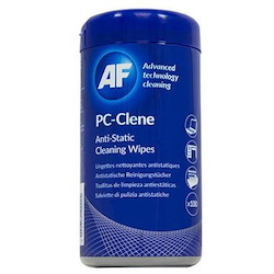 Af PC-Clene Anti-Static PC Wipes Tub - 100