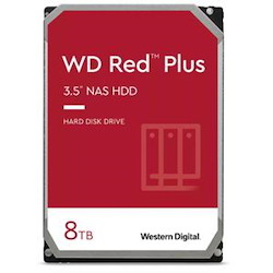 Western Digital WD Red Plus 8TB Sata 3.5" Intellipower 128MB 5640RPM Nas HDD 3Yr WTY