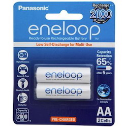 Panasonic Eneloop Aa 2000mAh Rechargeable Batteries 2 Pack