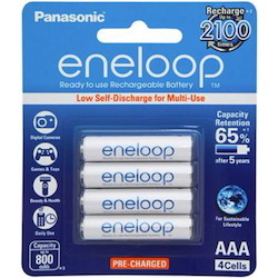 Panasonic Eneloop Aaa 800mAh Rechargeable Batteries 4 Pack