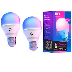 Lifx 2 Pack Lifx Colour 1000 WiFi Led Light Bulb E27 Screw