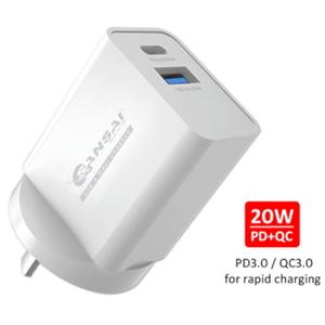 Sansai Sansa 20W Usb C + A Wall Charger