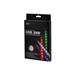 Deepcool RGB Colour Led 360 Strip Lighting Kit (Magnetic), 16.8 Million Colours, Omni Radio