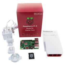 Raspberry Pi Complete Starter Kit For Raspberry Pi 3 Model B+, Official Case And Psu Included
