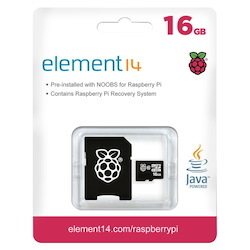 Raspberry Pi 16GB MicroSD Card, Preloaded With Noobs (V2) Os Installer For Raspberry Pi
