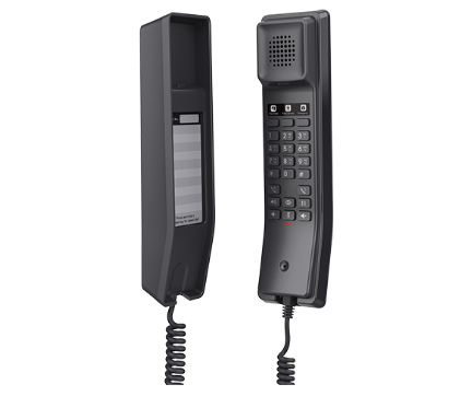 Grandstream Compact Hotel Phone W/ Built-In Wifi - Black