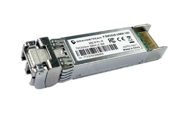 Grandstream SFP Fiber Module Single-Mode 1310NM 10-Kilometer 10GBPS