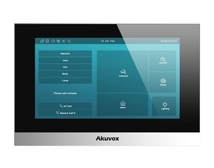 Akuvox 7 Sip Indoor Unit With Wi-Fi In Silver Android Version