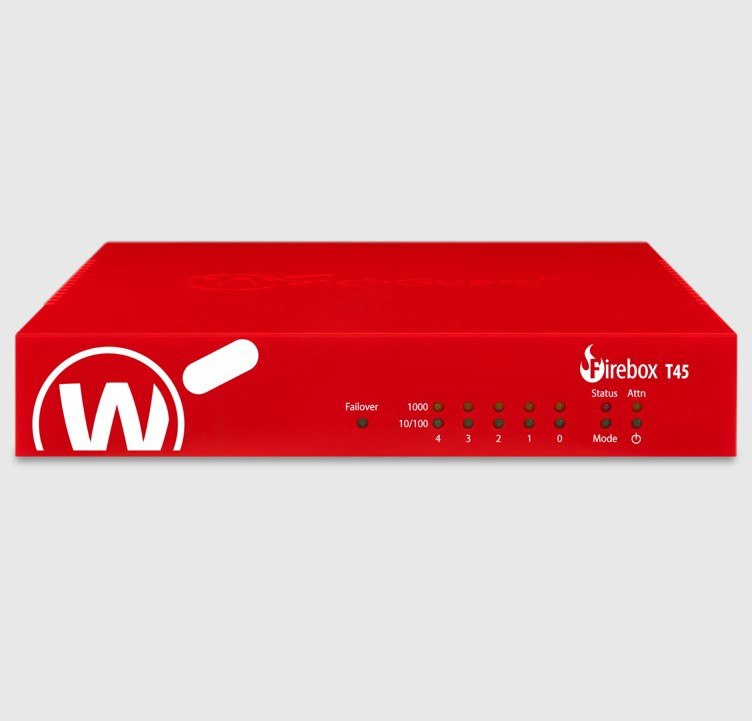 WatchGuard Firebox T45 With 3-YR Basic Security Suite