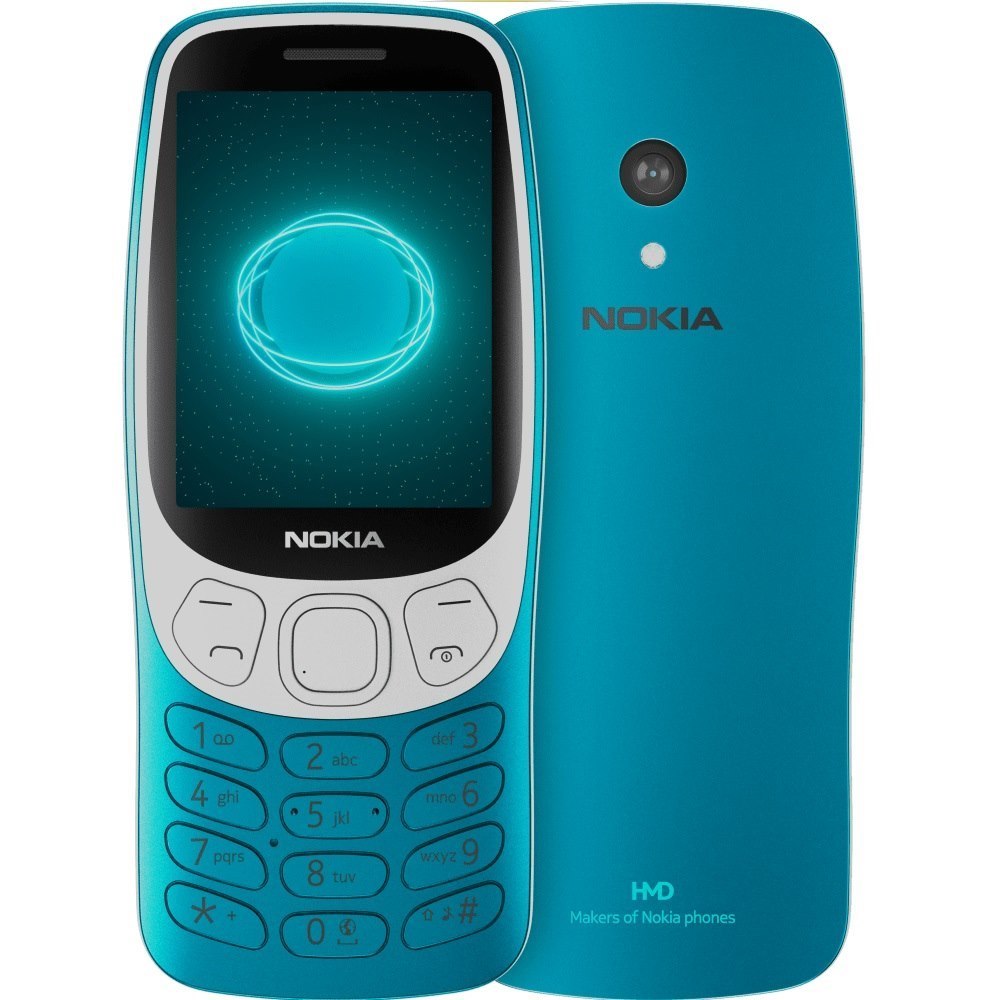 Nokia 3210 4G - Scuba Blue (1GF025CPJ2L04) *Au Stock*, 2.4', 2.8', 64/128MB, 2MP, Dual Sim, 1450mAh Removable, 2YR