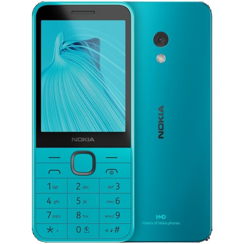 Nokia 235 4G (2024) 128 MB Feature Phone - 2.8" TFT LCD QVGA 240 x 320 - Cortex A71 GHz - 64 MB RAM - 4G - Blue