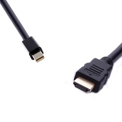 8WARE 2 m Mini DisplayPort/HDMI A/V Cable for Audio/Video Device