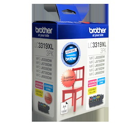 Brother LC-3319XL Colour Value Pack - 1 X Cyan 1 X Magenta 1 X Yellow