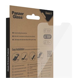 PanzerGlass Apple iPhone 15 (6.1') Screen Protector Classic Fit - Clear (2805), Scratch & Shock Resistant, AntiBacterial, 2YR