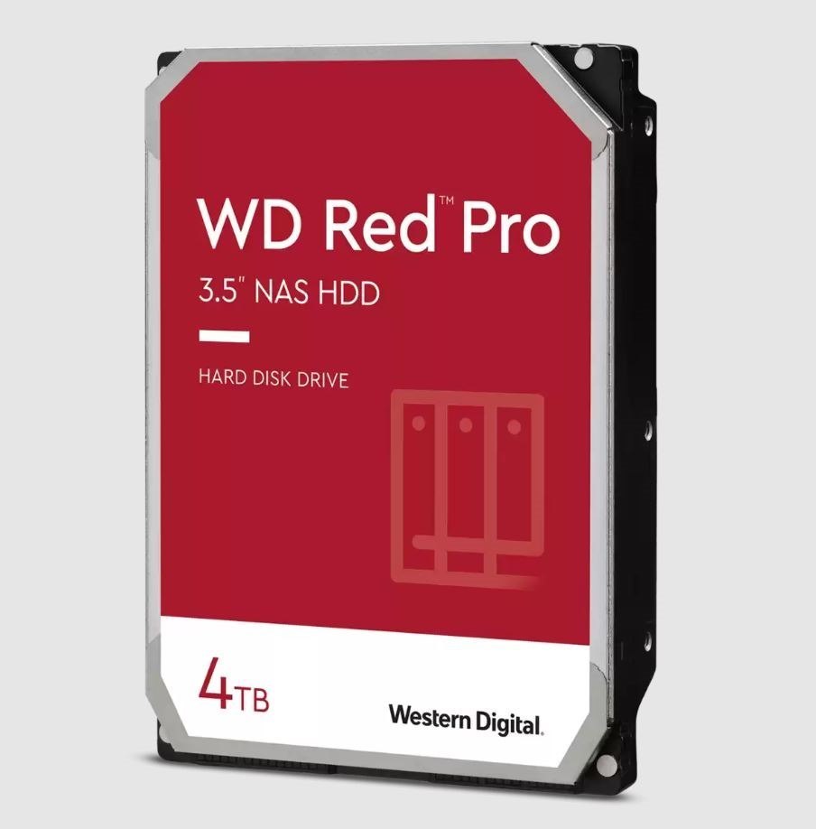 Western Digital WD Red Pro 4TB 3.5' Nas Hard Drive 7200RPM 512MB Cache 24X7 NASware 5YRS WTY