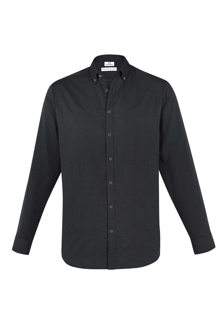 Nuago - Mens Memphis Long Sleeve Shirt Black