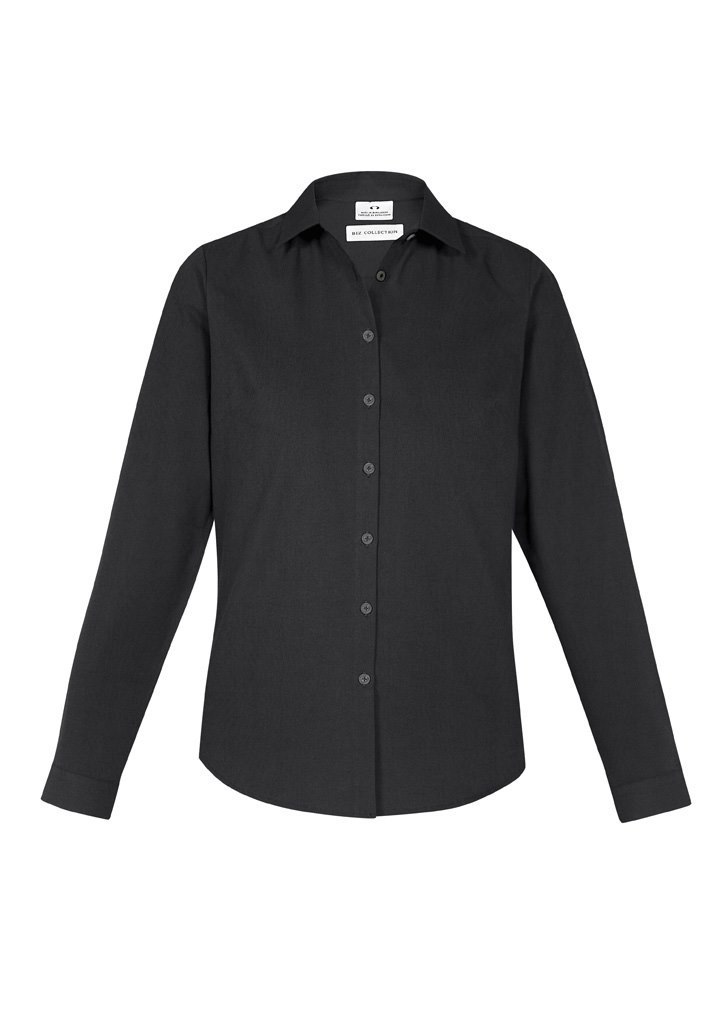Nuago - Womens Memphis Long Sleeve Shirt Black