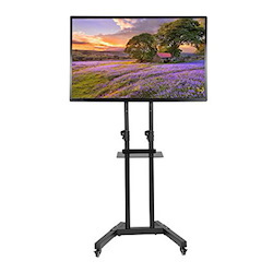 Trolley Dollies Convertible Flat Panel Trolley For TV & Touch Panel Electric Height Adjustable