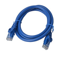8Ware 8WR Cab Nw-Cat6a-1M-Blue
