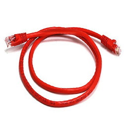8Ware 8WR Cab Nw-Cat6a-2M-Red