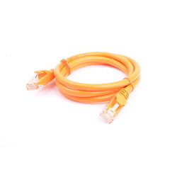 8Ware 8WR Cab Nw-Cat6a-1M-Snagless-Orange