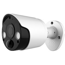 Ivsec Bullet Ip Camera, 5MP, 3.6MM Lens, Poe, Ip66, Ir, Led, Speaker, Pir Heat Dect