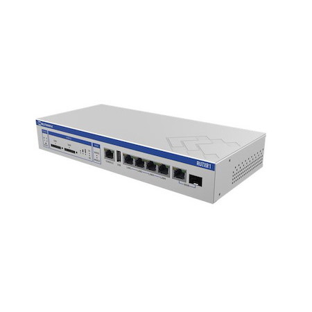 Teltonika Rutxr1 - Enterprise Rack-Mountable Sfp/Lte Router, 5X Gigabit Ethernet Ports, Dual Sim Failover, Redundant Power Supplies