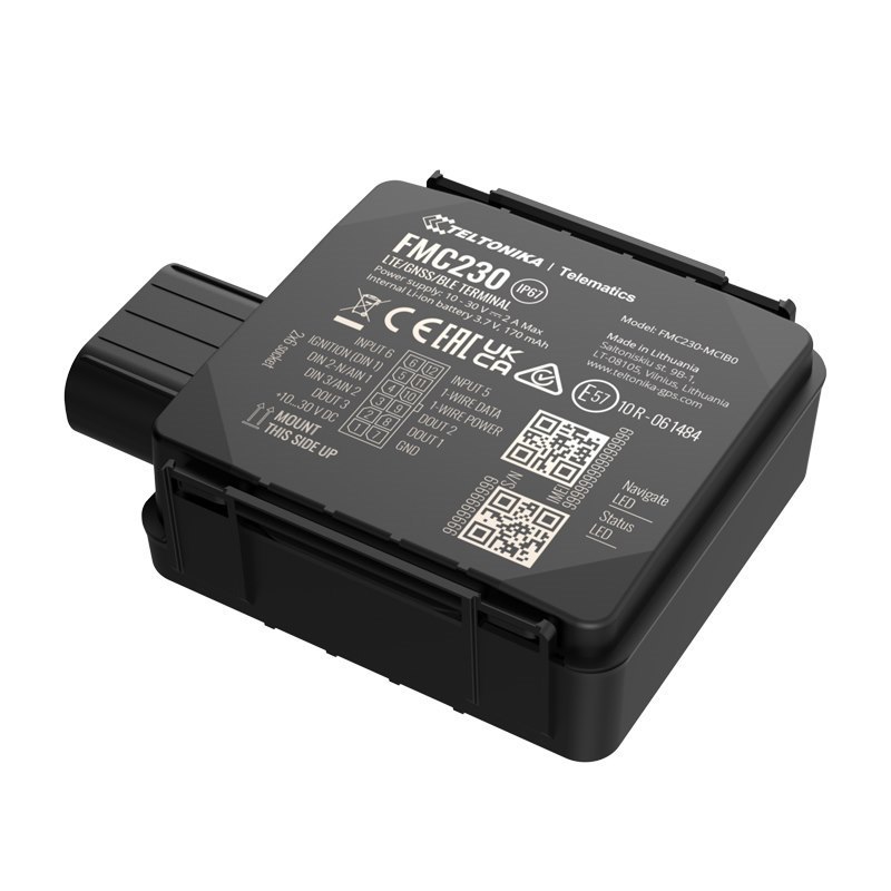 Teltonika FMC230 Advanced Lte Cat 1 Terminal With Flexible Inputs Configuration In Water Resistant Case