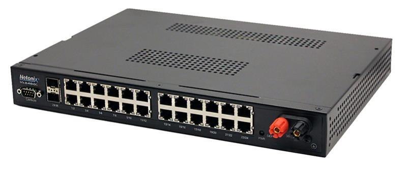 Netonix 26 Port 400W DC Powered Managed PoE Switch