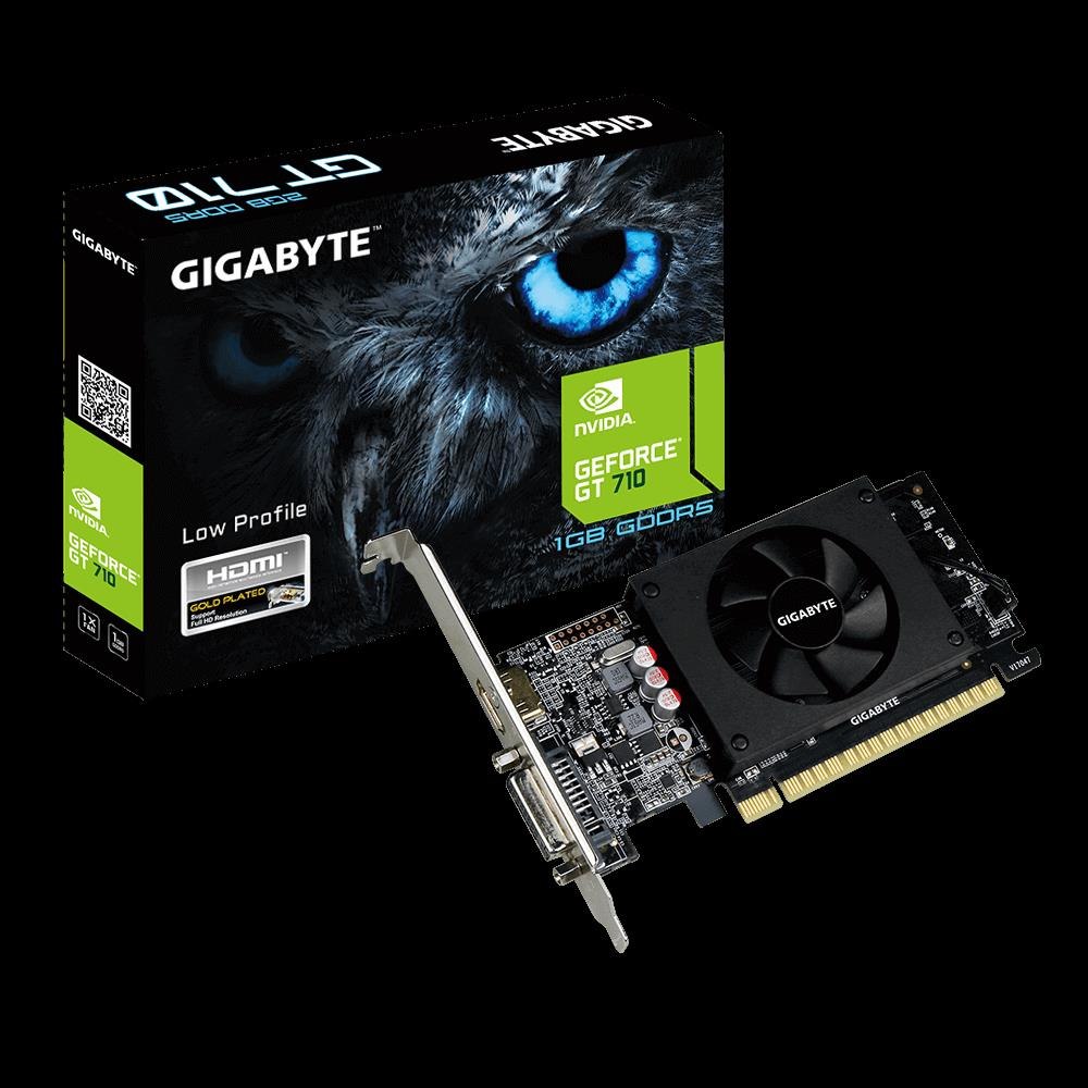 Gigabyte GF GT710 PCIe X8, 1GB DDR5, Dvi, Hdmi, 3YR W TY