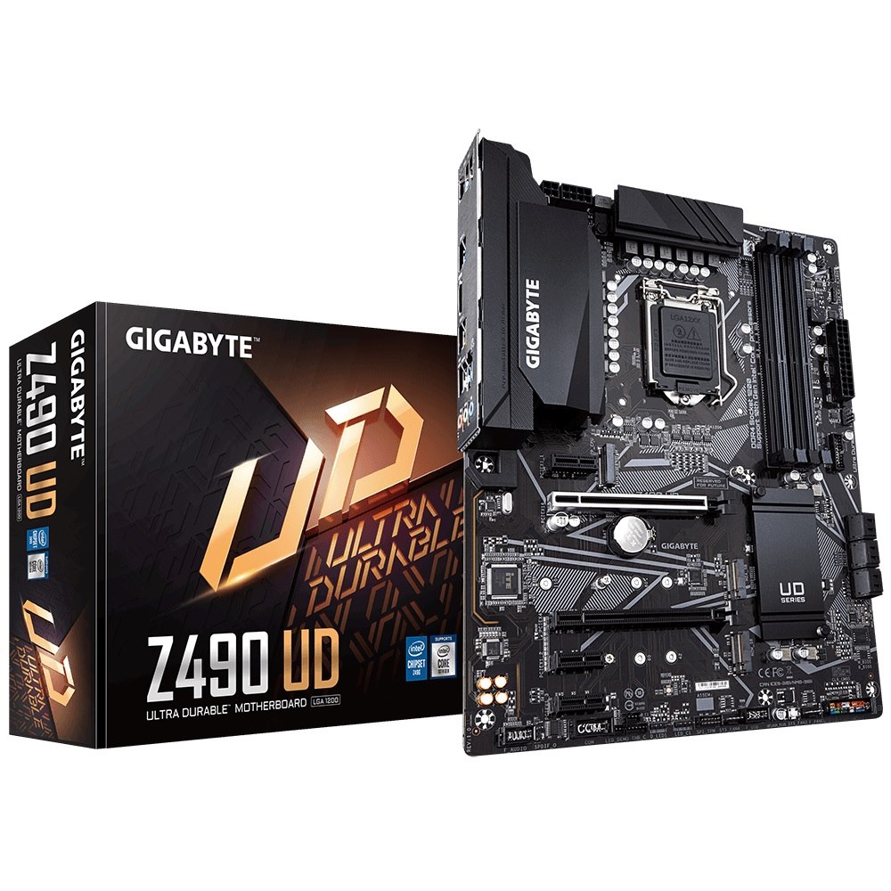 Gigabyte Z490 Ud MB, 1200, 4xDDR4, 6xSATA, 2xM.2, Usb3.2 Gen2, Atx, 3YR