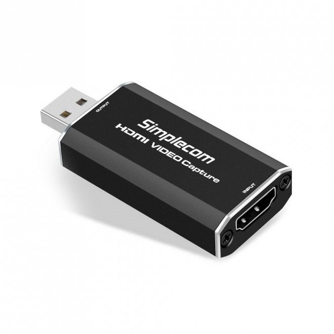 Simplecom Da315 Hdmi To Usb 2.0 Video Capture Card Full HD 1080P For Live Streaming Recording