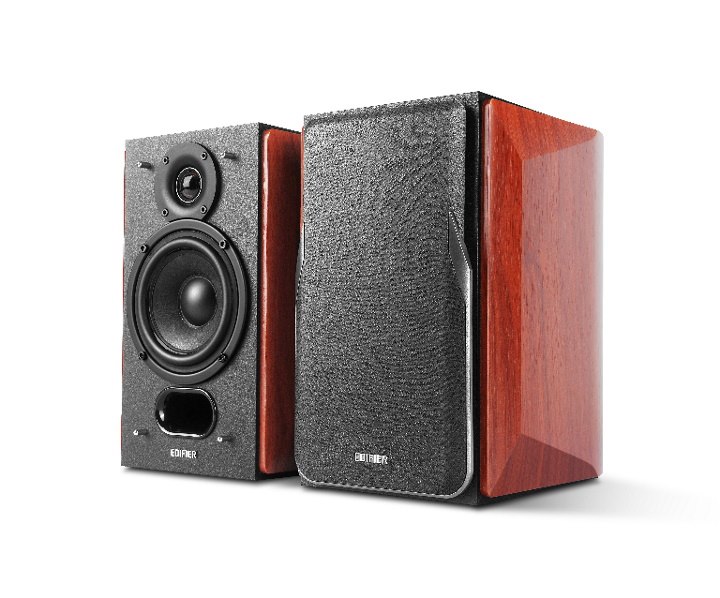 Edifier P17 Passive Bookshelf Speakers - Premium Wooden Enclosures/3/4Inch Silk Dome Tweeters/4Inch Bass Drivers/Wall-mount Brackets