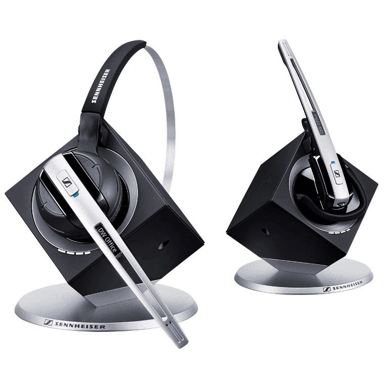 Sennheiser DW Office - Dect Wireless Office Headset With Base Station, For Phone Only, Usb Port For Upgrade, Convertible (Headband Or Earhook)