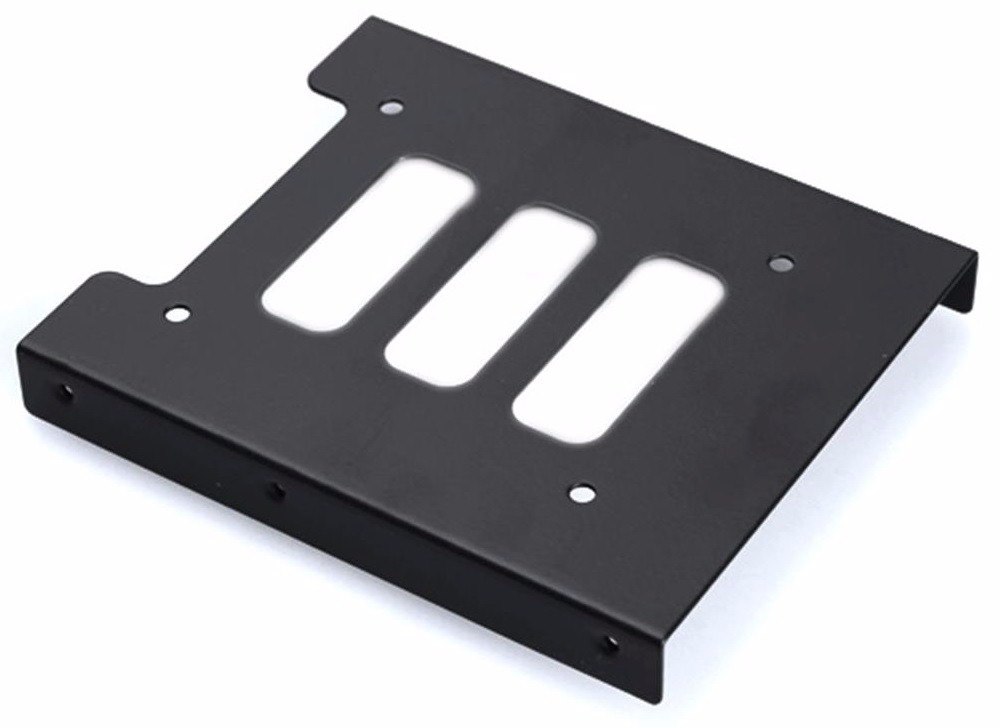 Aywun 2.5' To 3.5' Bracket Metal. Supports SSD. Bulk Pack No Screw. *Some Cases May Not Be Compatible As Screw Holes May Required To Be Drilled.