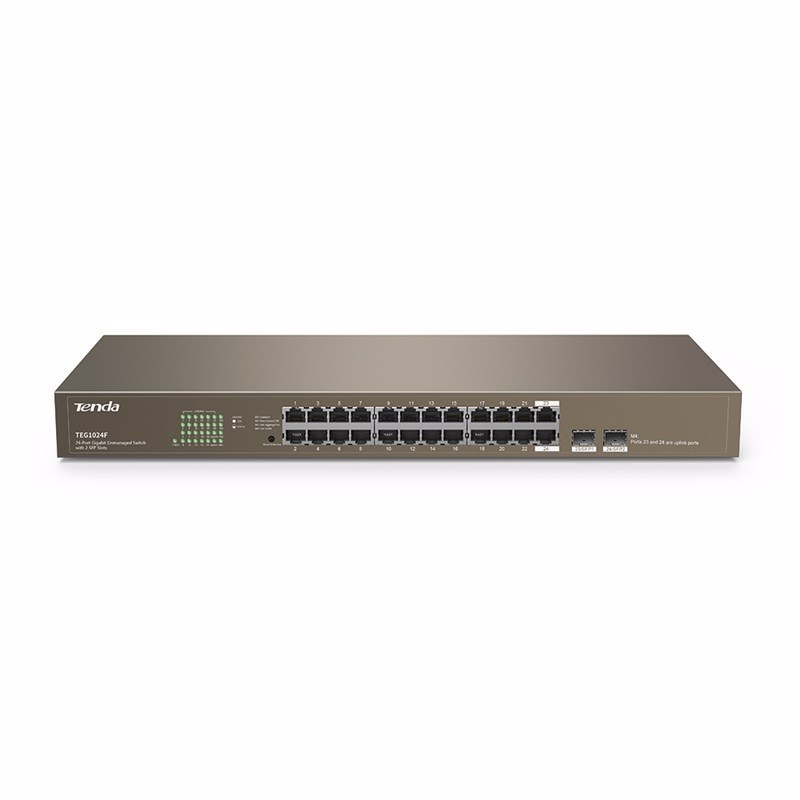 Tenda (Teg1024f) 24Ge + 2SFP Business Switch