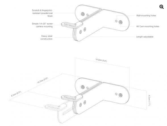 Video Conferncing Camera Mount